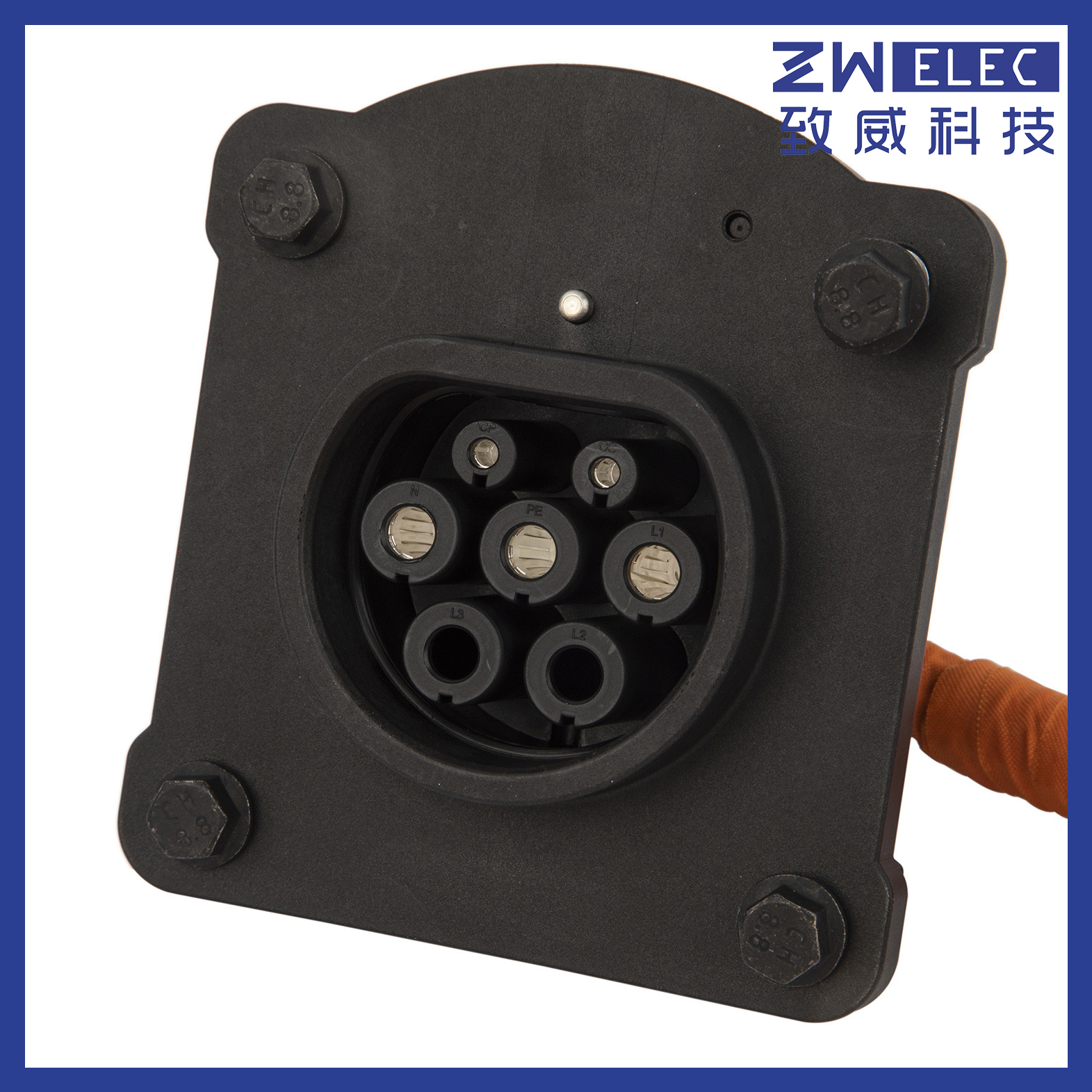 Durable Flush Type 2 Charger Inlet